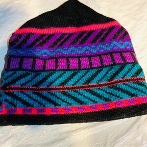 Colorful Capello Wool Knit Cold Weather Beanie made in Canada